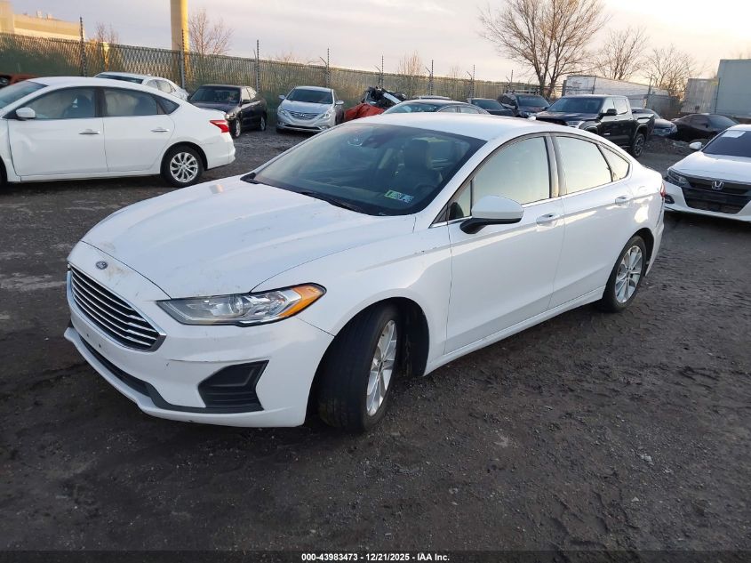 2020 Ford Fusion Hybrid Se VIN: 3FA6P0LU8LR183176 Lot: 43983473