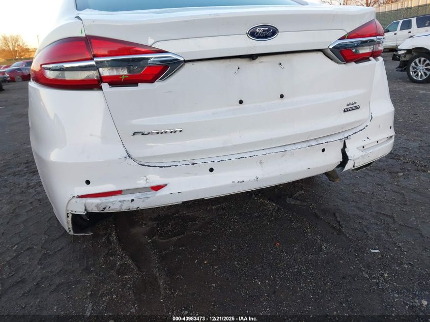 2020 Ford Fusion Hybrid Se VIN: 3FA6P0LU8LR183176 Lot: 43983473