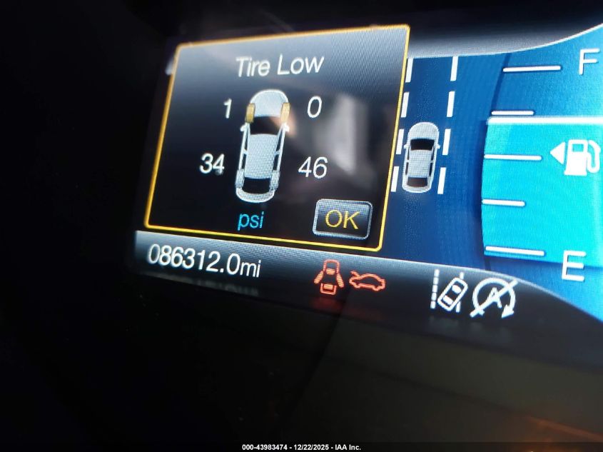 2021 Ford Edge Sel VIN: 2FMPK3J92MBA04011 Lot: 43983474