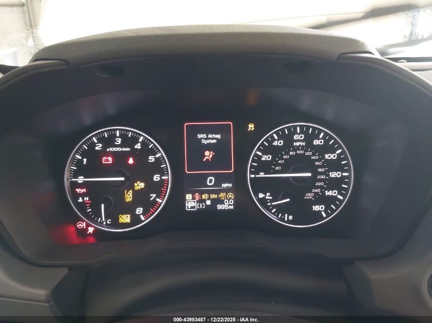 2025 Subaru Crosstrek Premium VIN: JF2GUHDC2SH299258 Lot: 43983487