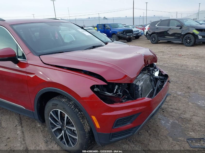 2021 Volkswagen Tiguan 2.0T Se/2.0T Se R-Line Black/2.0T Sel VIN: 3VV2B7AX5MM046368 Lot: 43983495