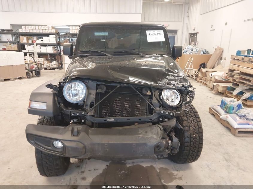 2021 Jeep Wrangler Willys Sport 4X4 VIN: 1C4GJXAN6MW849941 Lot: 43983503