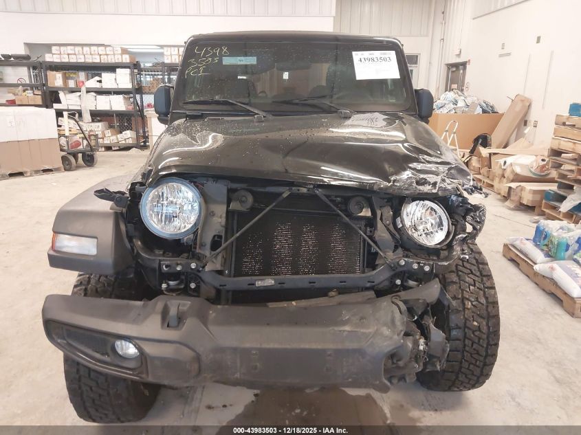 2021 Jeep Wrangler Willys Sport 4X4 VIN: 1C4GJXAN6MW849941 Lot: 43983503