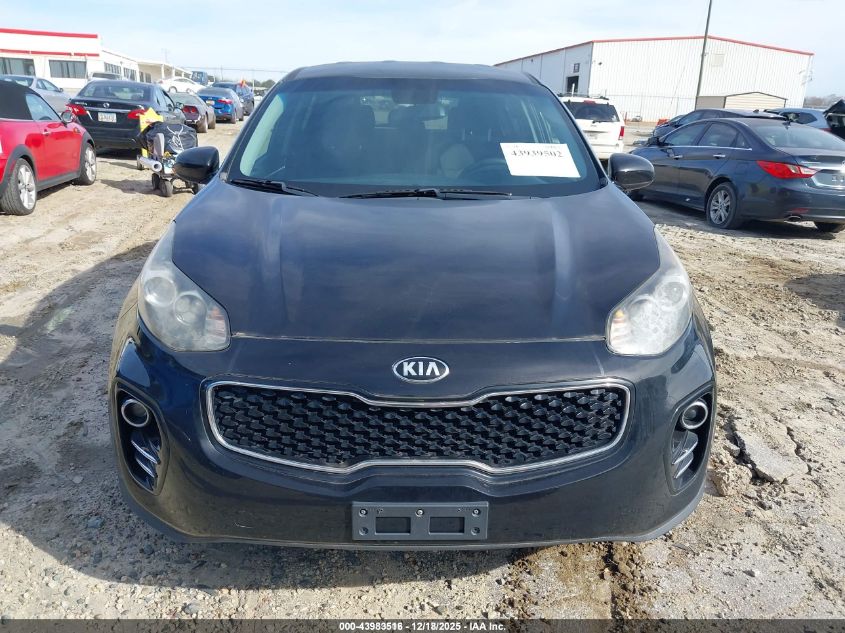 2017 Kia Sportage Lx VIN: KNDPMCAC9H7218552 Lot: 43983516