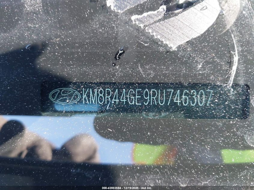 2024 Hyundai Palisade Sel VIN: KM8R44GE9RU746307 Lot: 43983554