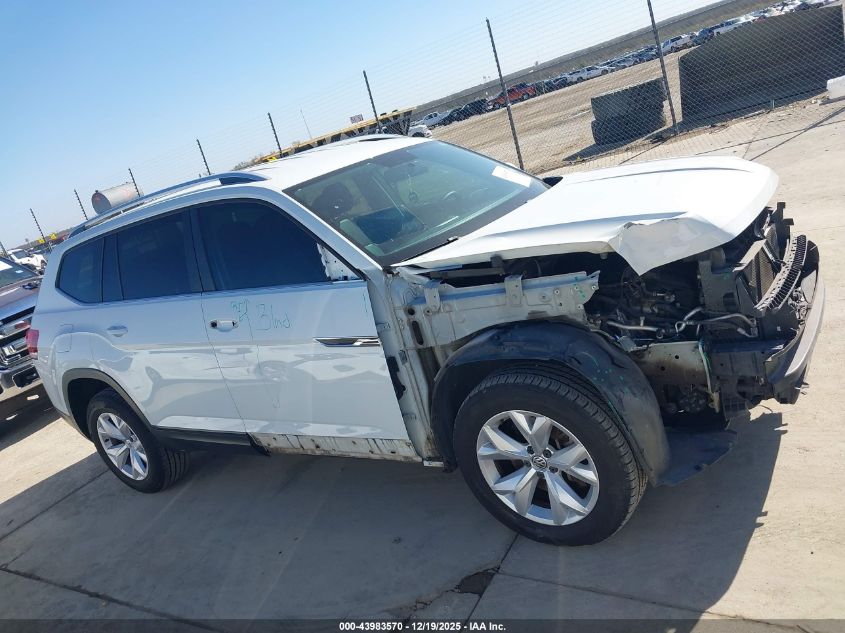 2018 Volkswagen Atlas 3.6L V6 S VIN: 1V2AR2CA6JC536945 Lot: 43983570