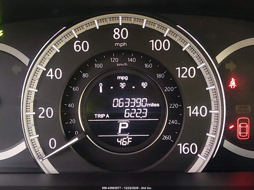 2015 Honda Accord Lx VIN: 1HGCR2F32FA247377 Lot: 43983577