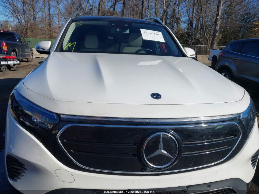 2022 Mercedes-Benz Eqb 300 Suv 4Matic VIN: W1N9M0KB4NN009426 Lot: 43983585