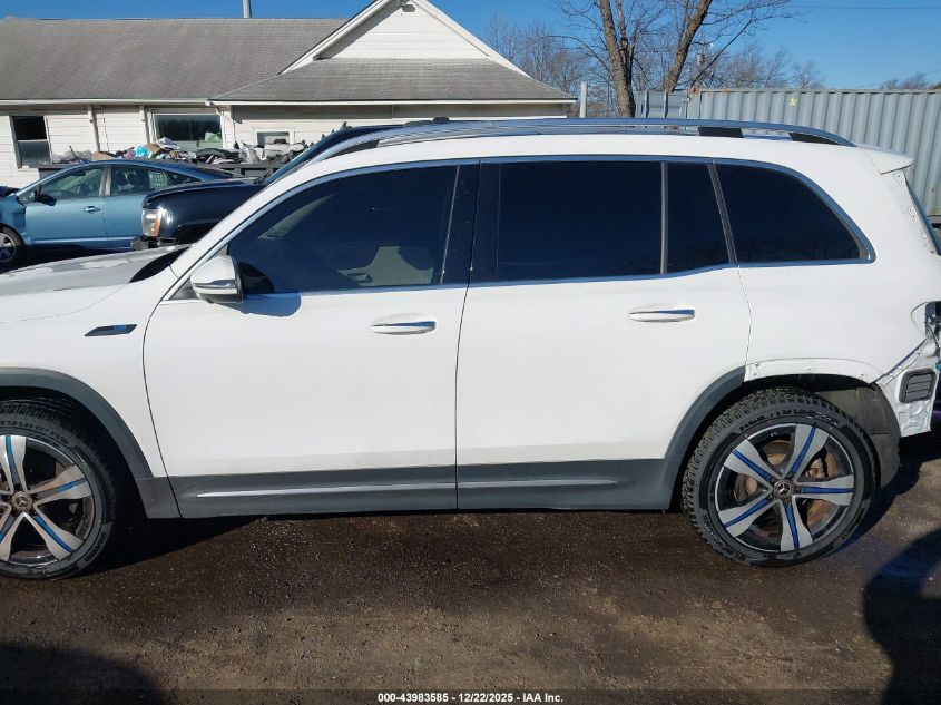 2022 Mercedes-Benz Eqb 300 Suv 4Matic VIN: W1N9M0KB4NN009426 Lot: 43983585