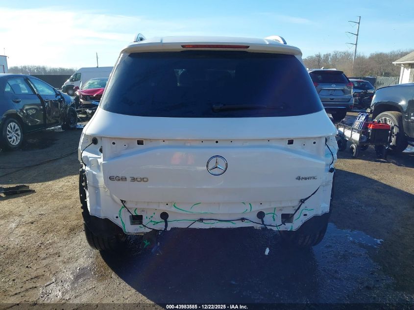 2022 Mercedes-Benz Eqb 300 Suv 4Matic VIN: W1N9M0KB4NN009426 Lot: 43983585