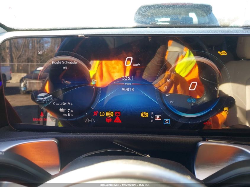 2022 Mercedes-Benz Eqb 300 Suv 4Matic VIN: W1N9M0KB4NN009426 Lot: 43983585