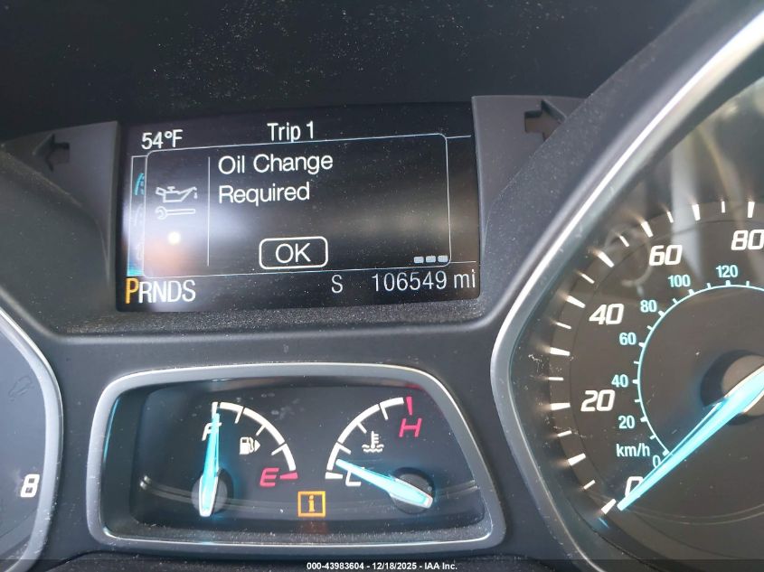 2016 Ford Escape Se VIN: 1FMCU9G97GUC50019 Lot: 43983604