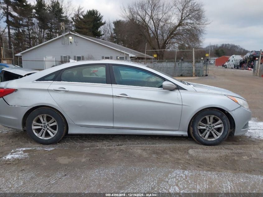 2014 Hyundai Sonata Gls VIN: 5NPEB4AC3EH866110 Lot: 43983616