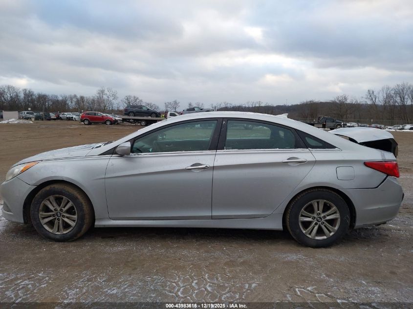2014 Hyundai Sonata Gls VIN: 5NPEB4AC3EH866110 Lot: 43983616