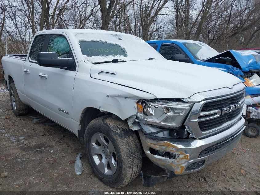 2019 Ram 1500 Big Horn/Lone Star 4X4 6'4 Box VIN: 1C6SRFBT8KN890477 Lot: 43983618