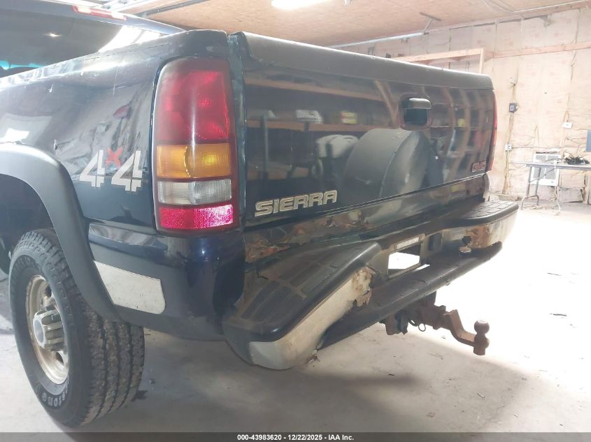 2002 GMC Sierra 2500Hd Sle VIN: 1GTHK23UX2F116961 Lot: 43983620