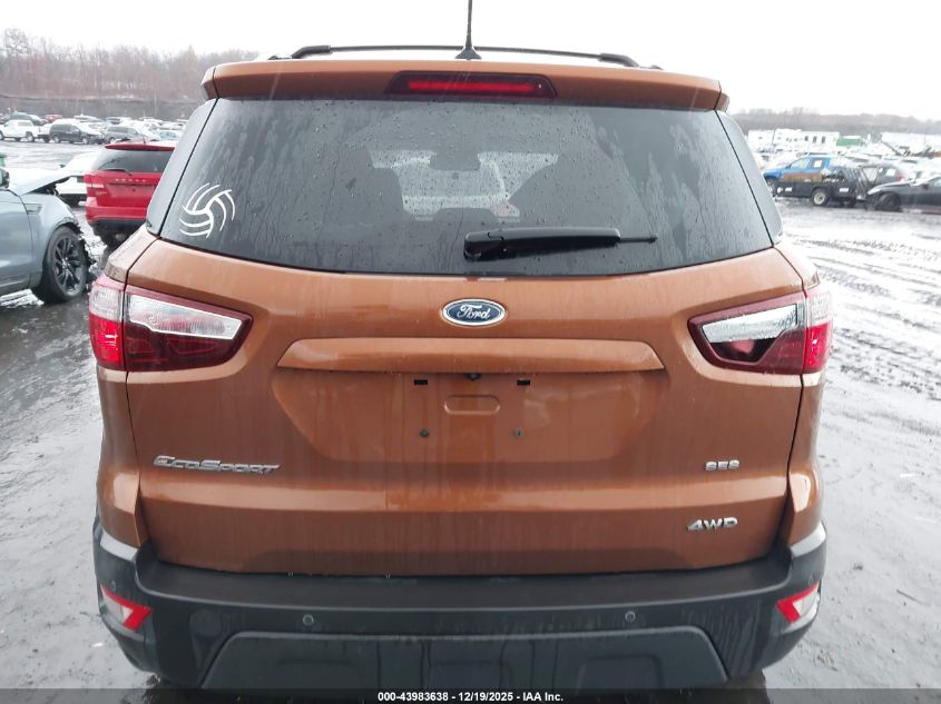 2018 Ford Ecosport Ses VIN: MAJ6P1CL6JC237406 Lot: 43983638