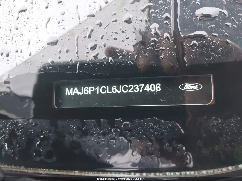 2018 Ford Ecosport Ses VIN: MAJ6P1CL6JC237406 Lot: 43983638