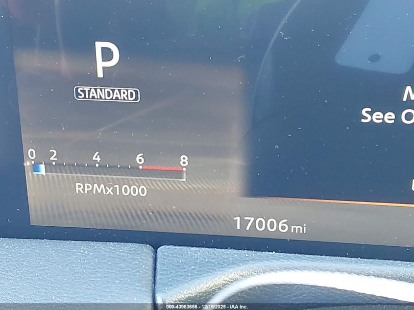 2025 Nissan Armada Pro-4X 4Wd VIN: JN8AY3DE0S9400440 Lot: 43983656