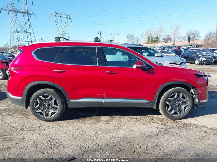 2021 Hyundai Santa Fe Limited VIN: 5NMS4DAL4MH368782 Lot: 43983674