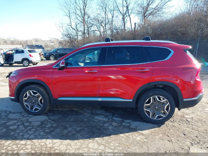 2021 Hyundai Santa Fe Limited VIN: 5NMS4DAL4MH368782 Lot: 43983674