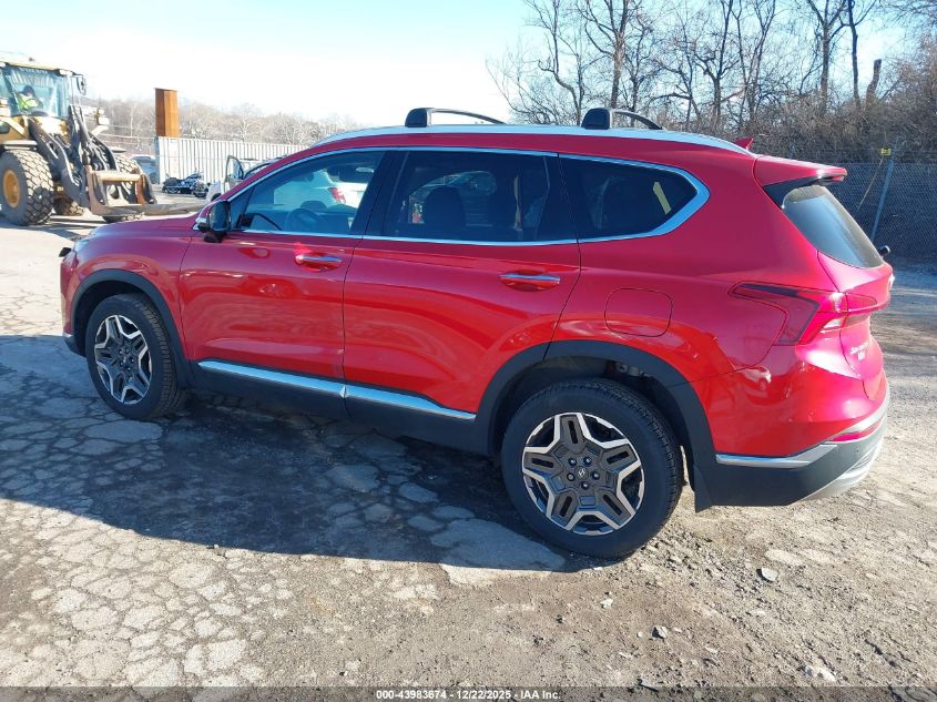 2021 Hyundai Santa Fe Limited VIN: 5NMS4DAL4MH368782 Lot: 43983674
