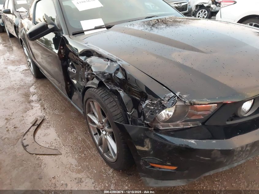 2012 Ford Mustang Gt Premium VIN: 1ZVBP8CF4C5223357 Lot: 43983676