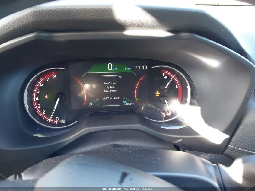 2025 Toyota Rav4 Xle VIN: 2T3W1RFV0SC310843 Lot: 43983681