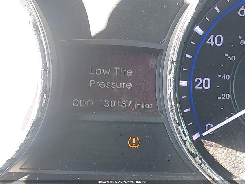 2013 Hyundai Sonata Se VIN: 5NPEC4AC9DH776133 Lot: 43983685