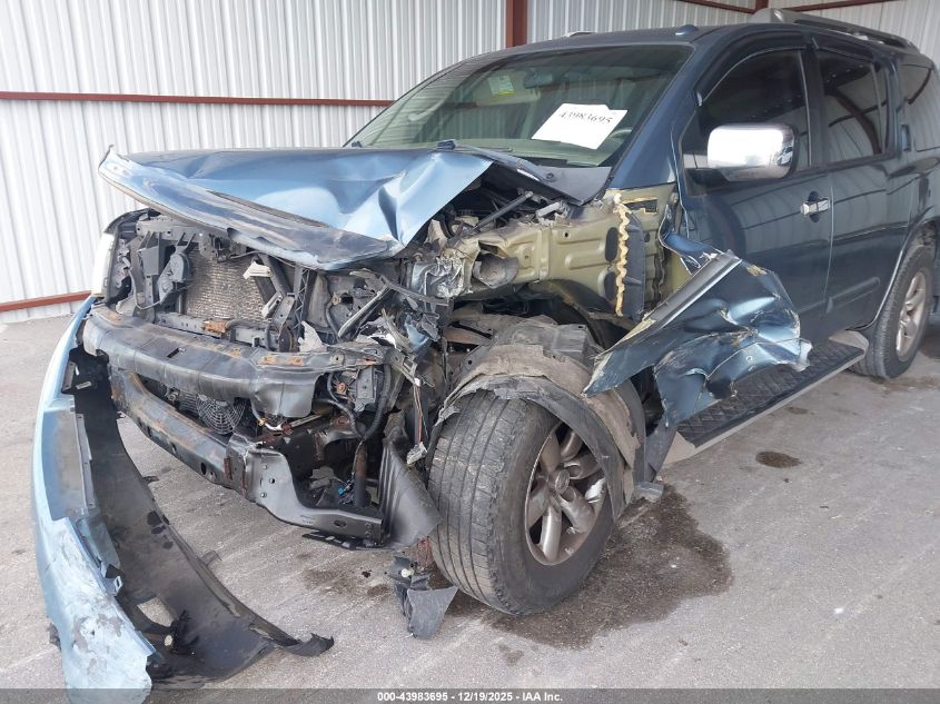 2011 Nissan Armada Sv VIN: 5N1AA0NC0BN604539 Lot: 43983695