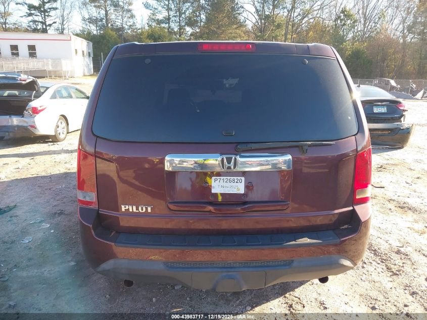 2014 Honda Pilot Lx VIN: 5FNYF3H2XEB005224 Lot: 43983717