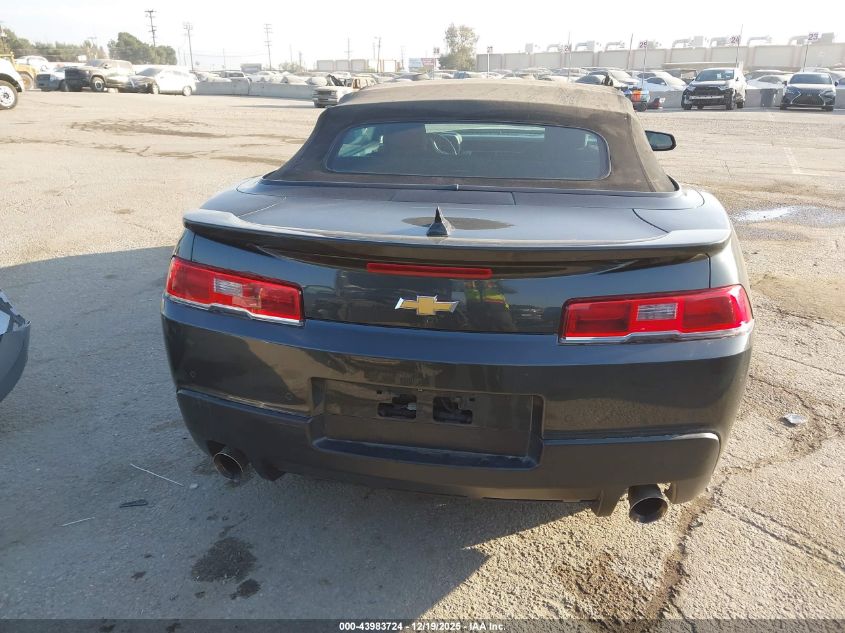 2015 Chevrolet Camaro 1Lt VIN: 2G1FD3D30F9132221 Lot: 43983724