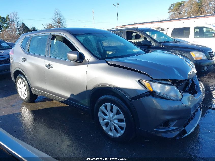 2016 Nissan Rogue S VIN: 5N1AT2MT5GC887868 Lot: 43983732