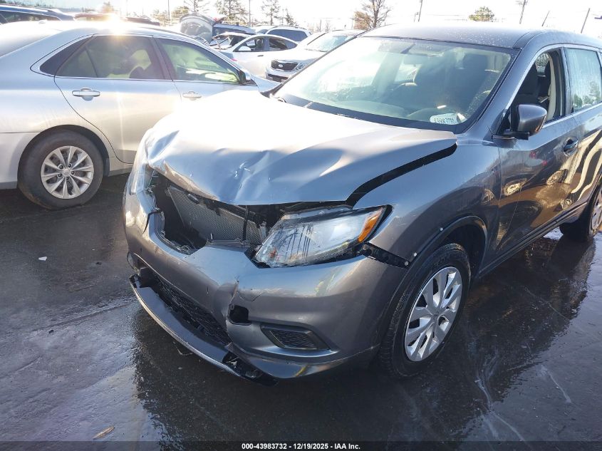 2016 Nissan Rogue S VIN: 5N1AT2MT5GC887868 Lot: 43983732