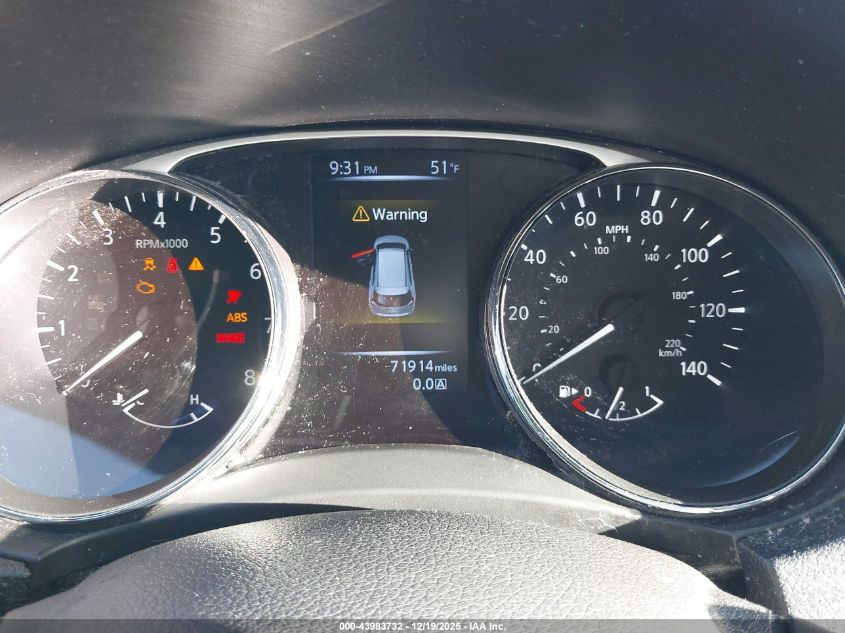 2016 Nissan Rogue S VIN: 5N1AT2MT5GC887868 Lot: 43983732