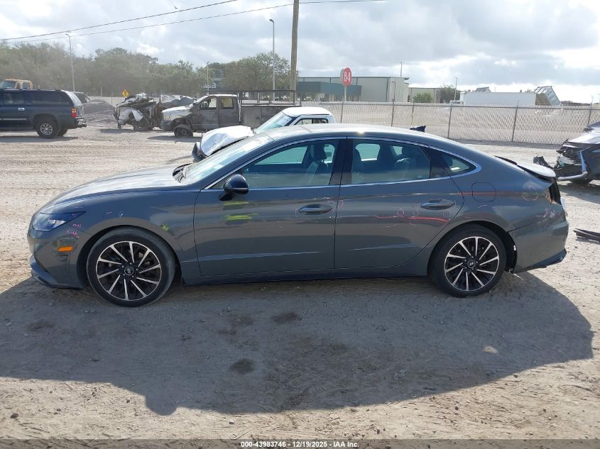 2020 Hyundai Sonata Sel Plus VIN: 5NPEJ4J21LH029542 Lot: 43983746