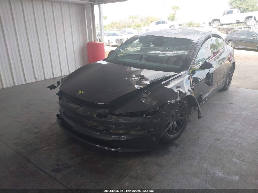 2025 Tesla Model 3 Long Range Rear-Wheel Drive/Standard Rear-Wheel Drive VIN: 5YJ3E1EAXSF995879 Lot: 43983752