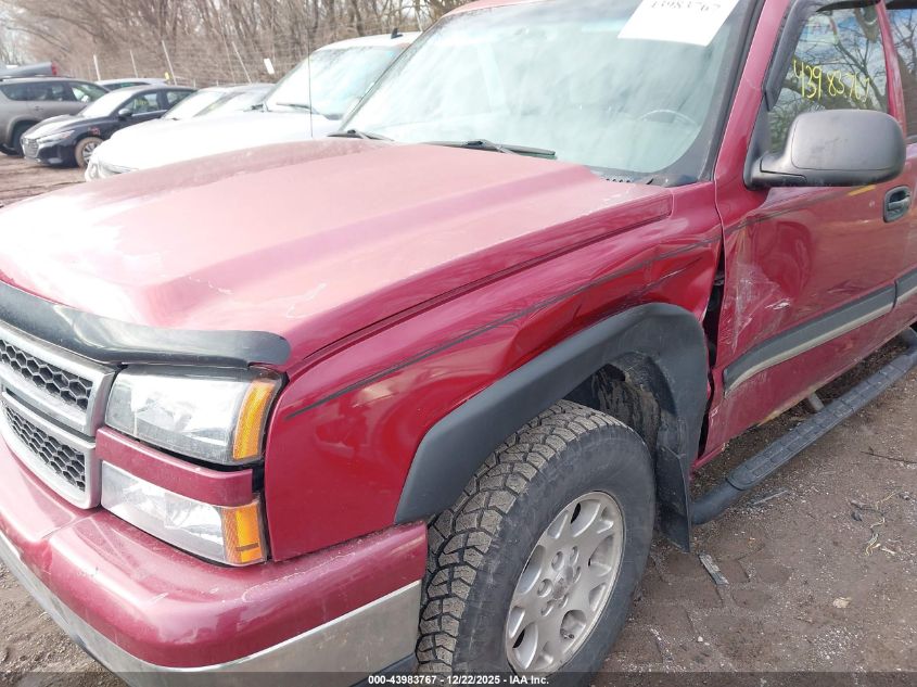 2006 Chevrolet Silverado 1500 Lt2 VIN: 2GCEK13T161196667 Lot: 43983767