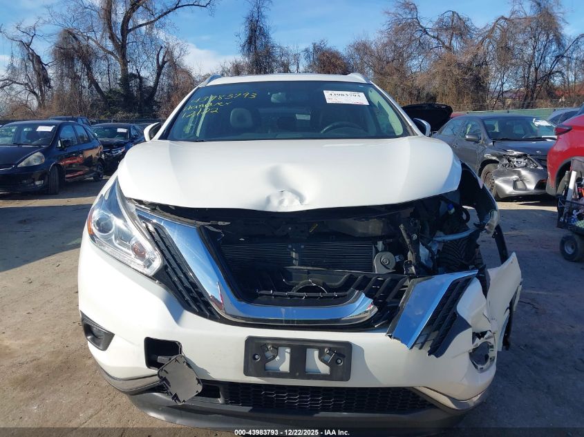 2018 Nissan Murano Platinum VIN: 5N1AZ2MH7JN176713 Lot: 43983793