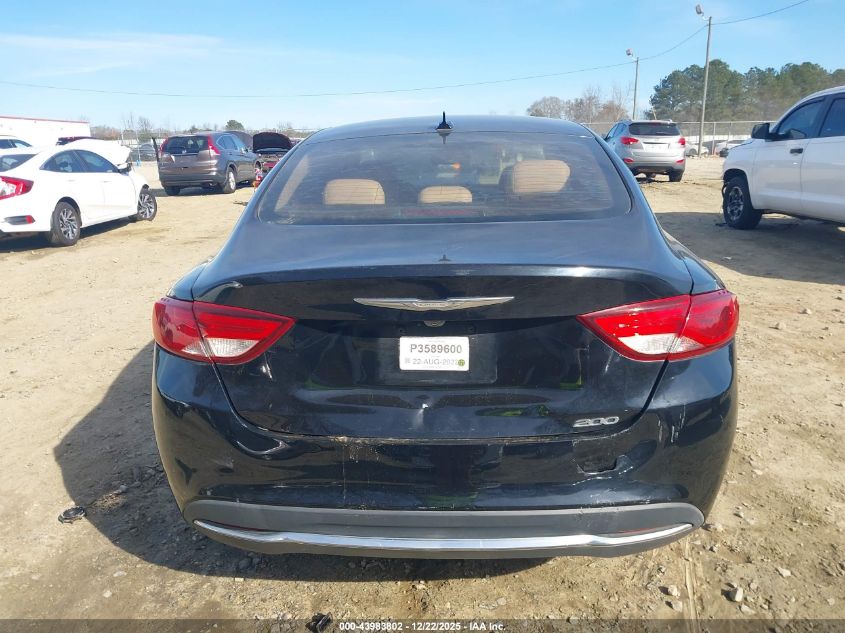 2016 Chrysler 200 Limited Platinum VIN: 1C3CCCAB4GN195852 Lot: 43983802