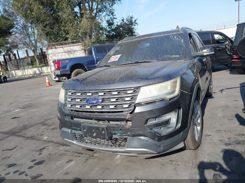 2016 Ford Explorer Limited VIN: 1FM5K7F86GGB27550 Lot: 43983845