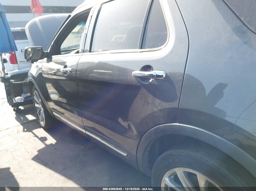 2016 Ford Explorer Limited VIN: 1FM5K7F86GGB27550 Lot: 43983845