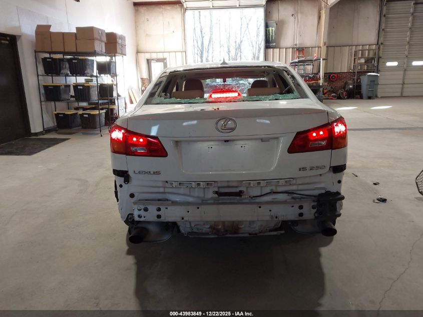 2008 Lexus Is 250 VIN: JTHBK262282080360 Lot: 43983849