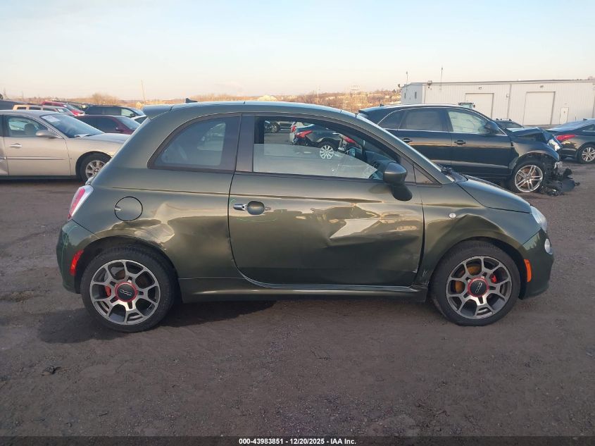 2013 Fiat 500 Sport VIN: 3C3CFFBR4DT741842 Lot: 43983851