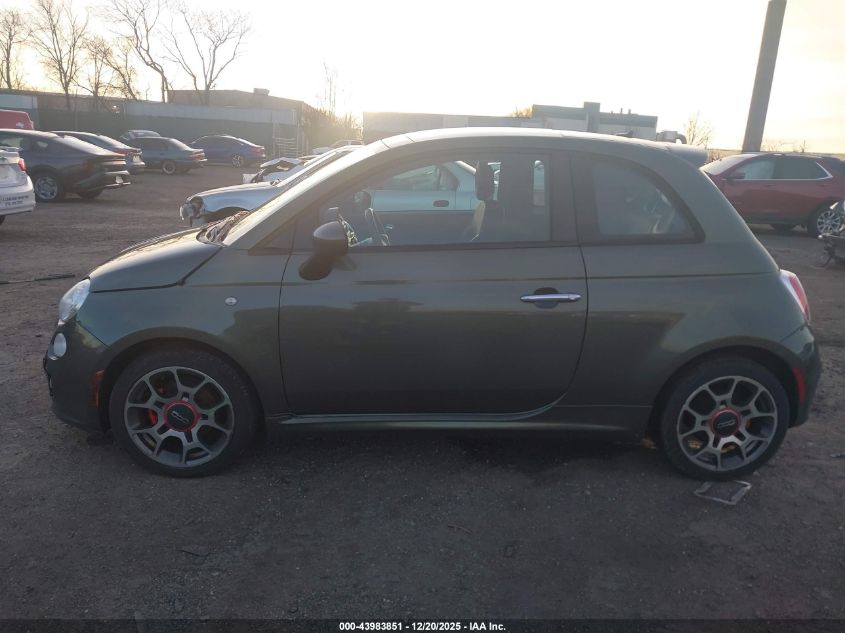 2013 Fiat 500 Sport VIN: 3C3CFFBR4DT741842 Lot: 43983851