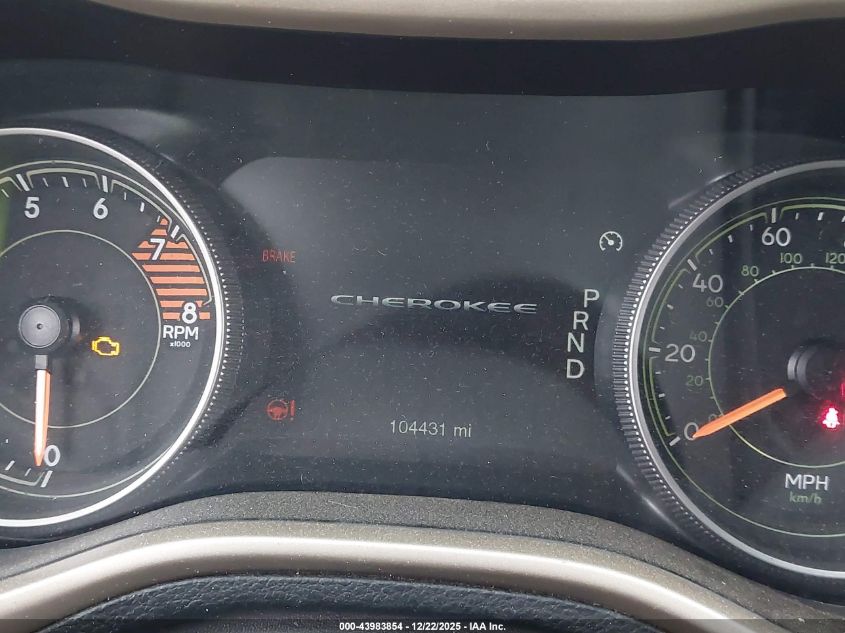 2016 Jeep Cherokee Limited VIN: 1C4PJLDS2GW377896 Lot: 43983854