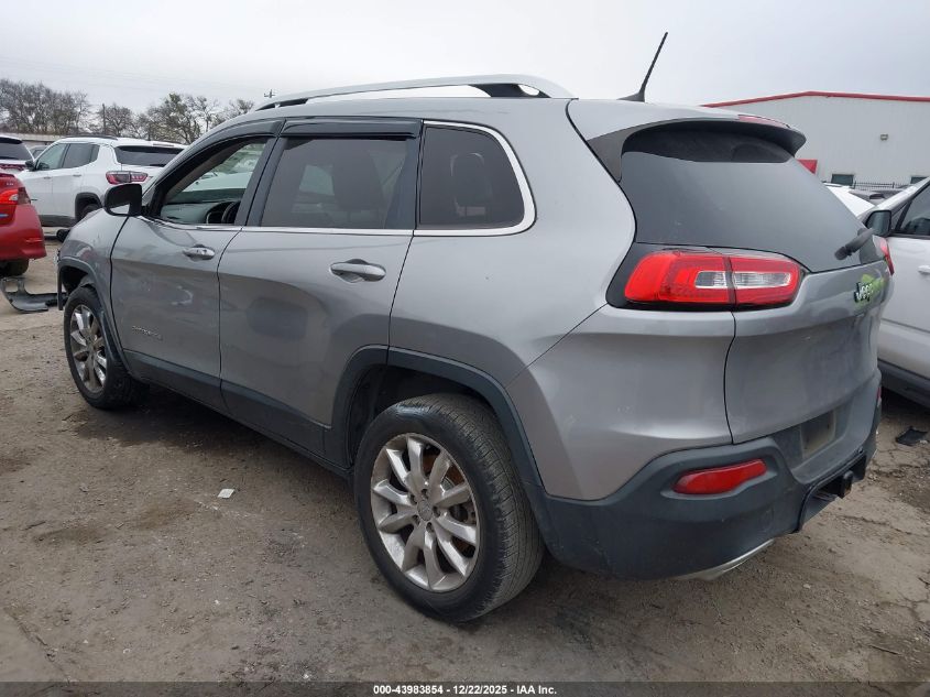 2016 Jeep Cherokee Limited VIN: 1C4PJLDS2GW377896 Lot: 43983854