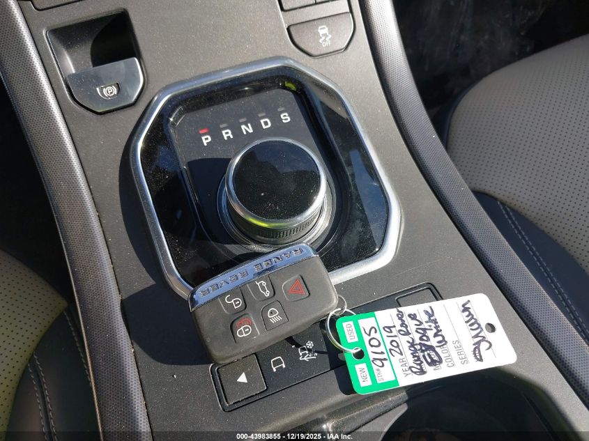 2019 Land Rover Range Rover Evoque Se Dynamic VIN: SALVC5RX3KH329976 Lot: 43983855