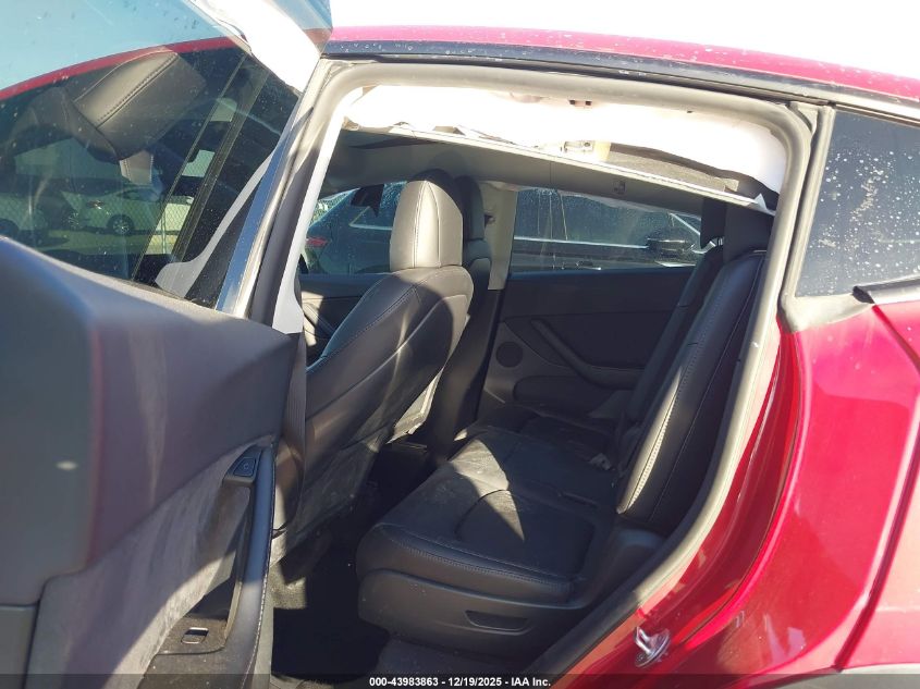 2022 Tesla Model Y Long Range Dual Motor All-Wheel Drive VIN: 7SAYGAEE6NF457237 Lot: 43983863