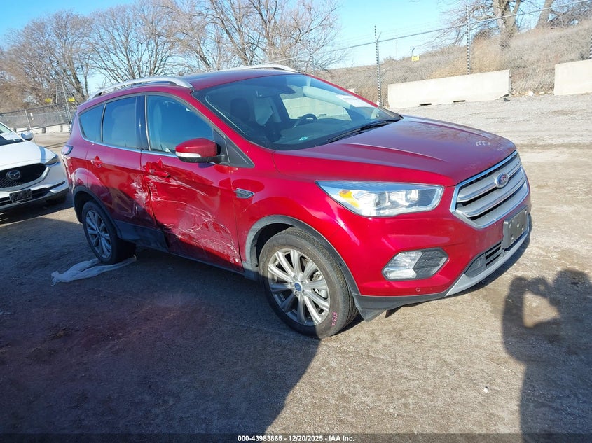 1FMCU9J98JUD62151 2018 Ford Escape Titanium auction photo 1
